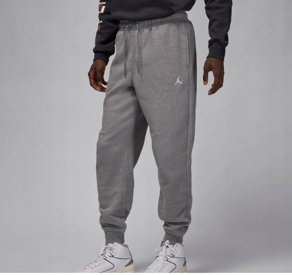 Dresové kalhoty Jordan Essential Fleece FJ7779-091 velikost M šedé