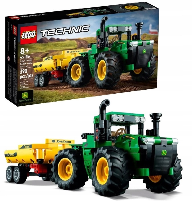 

Lego Technic 8+ Traktor Ciągnik John Deere 42136