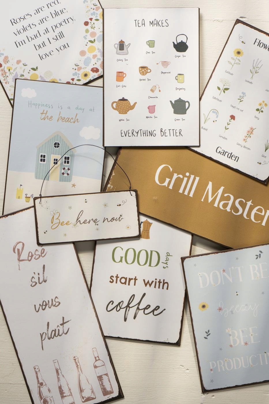 Tabliczka metalowa DON'T BE BEEZY Ib Laursen, 14 cm Kod producenta 5709898360597