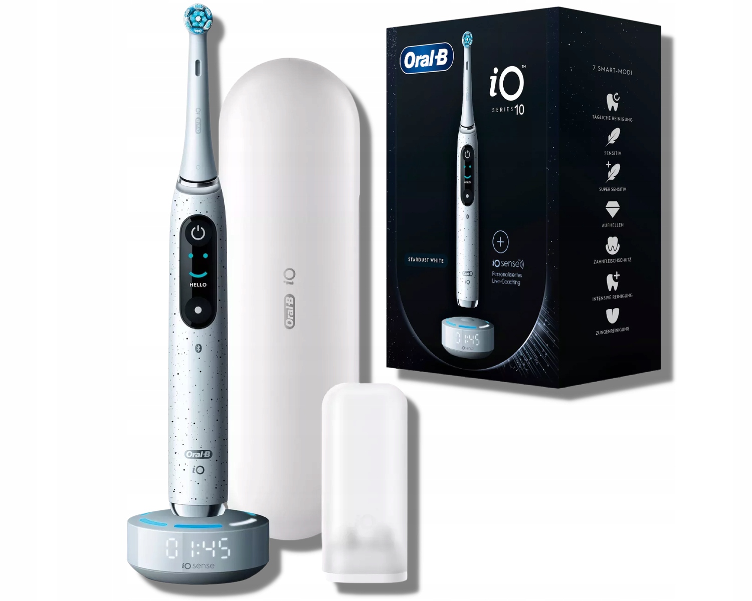 Szczoteczka elektryczna magnetyczna Oral-B iO Series 10 Stardust White etui