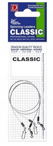 Przypon Dragon 1x7 Surfstrand 5kg Classic 35cm