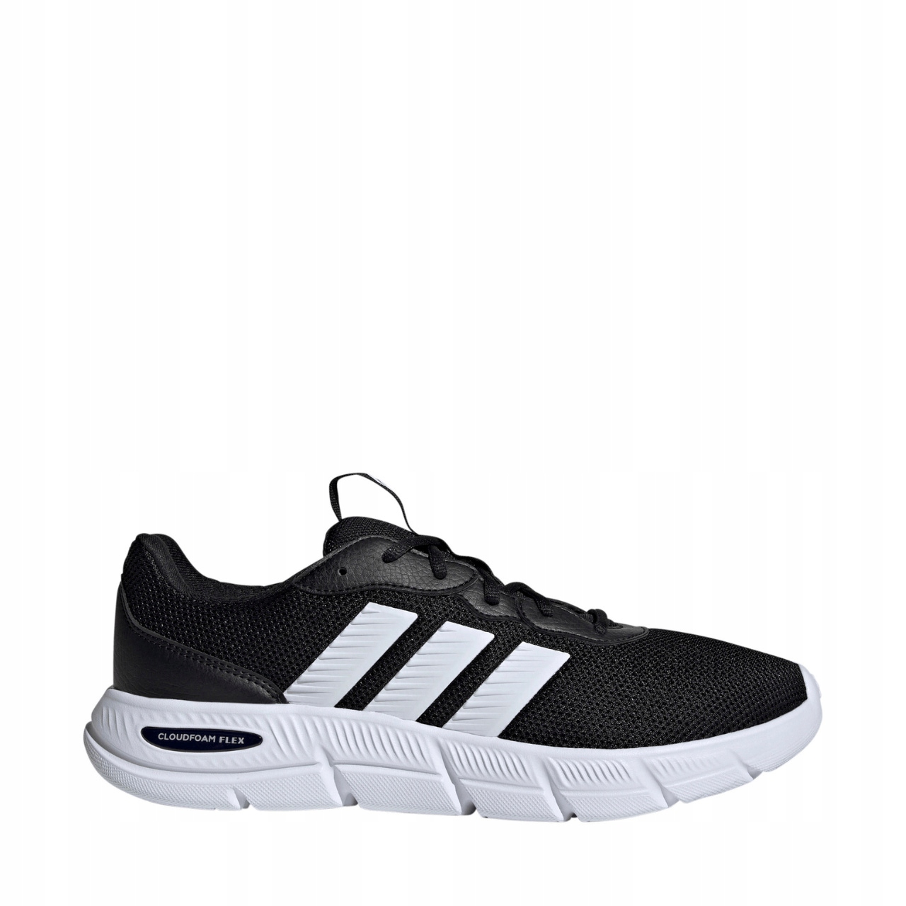 Buty Męskie adidas Cloudfoam Flex Laces Czarne Sportowe Lifestyle r. 44 2/3