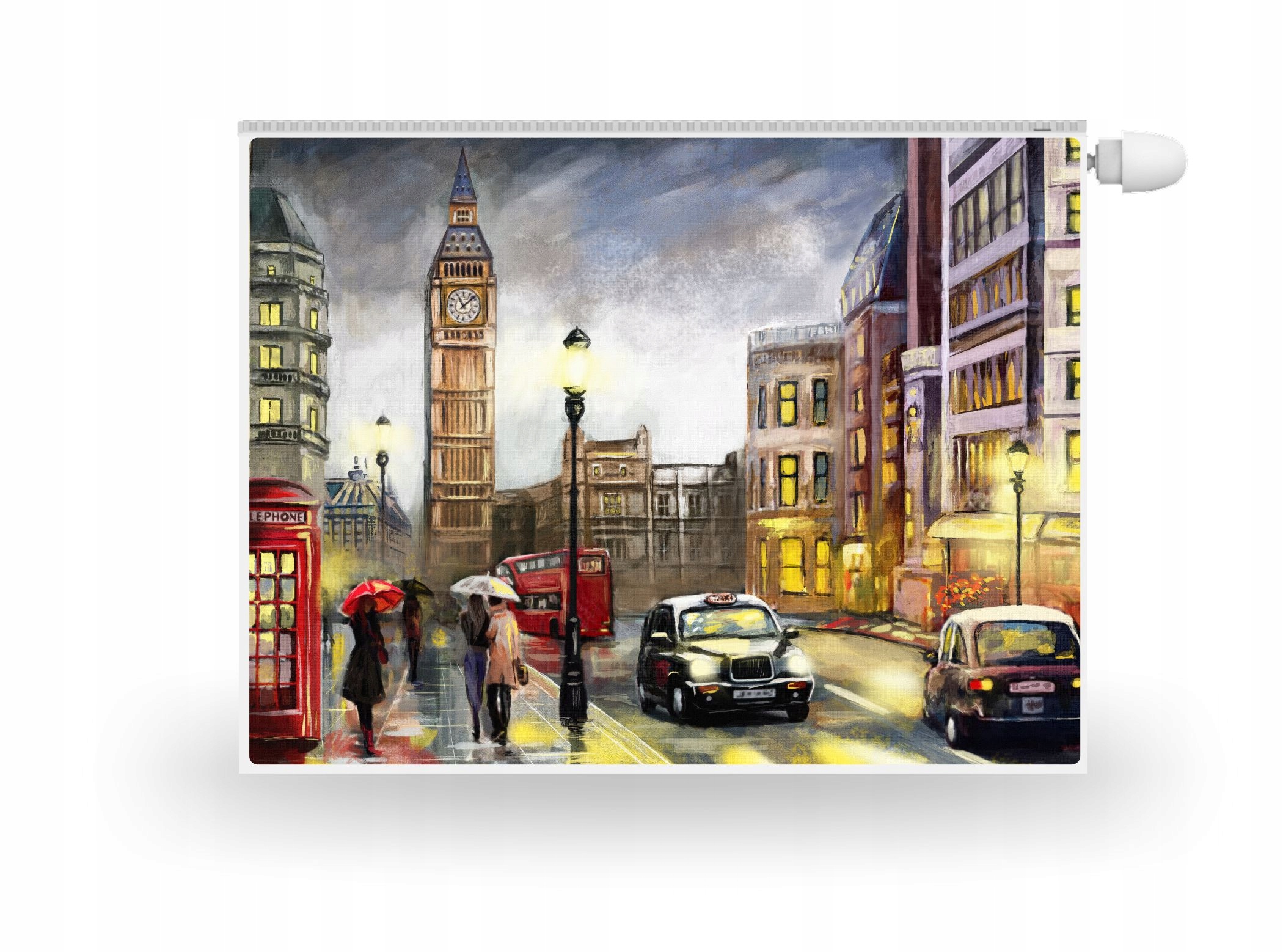 

Magnes Mata Na Kaloryfer Londyn Retro jak Malowany