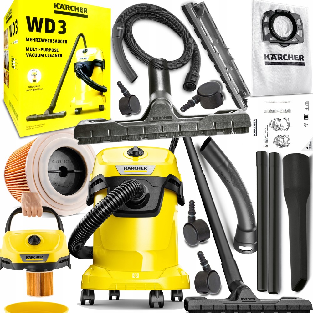 Vysavač Karcher Pro Domácí A Dílnu, Mokrý I Suchý, Výkonný
