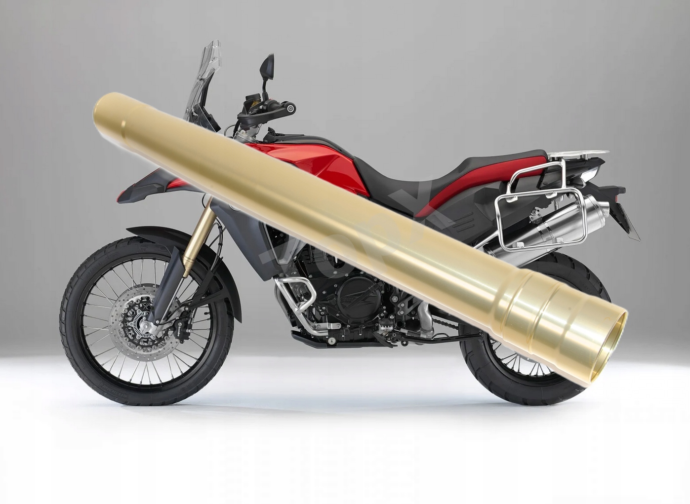 TopX Goleń Trubka laga tlumič Odpružení Bmw F800GS F 800 Adv 12+ 1 Ks