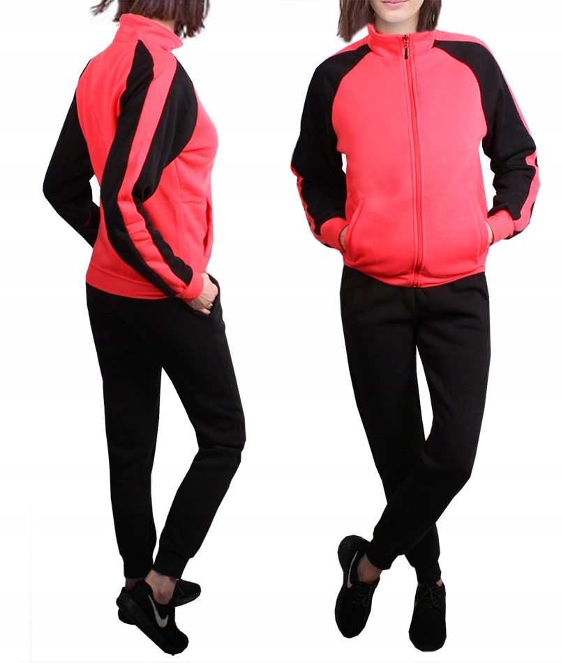 

Ciepły Damski dres Dresy stójka 100 cz/kor 2XL/3XL