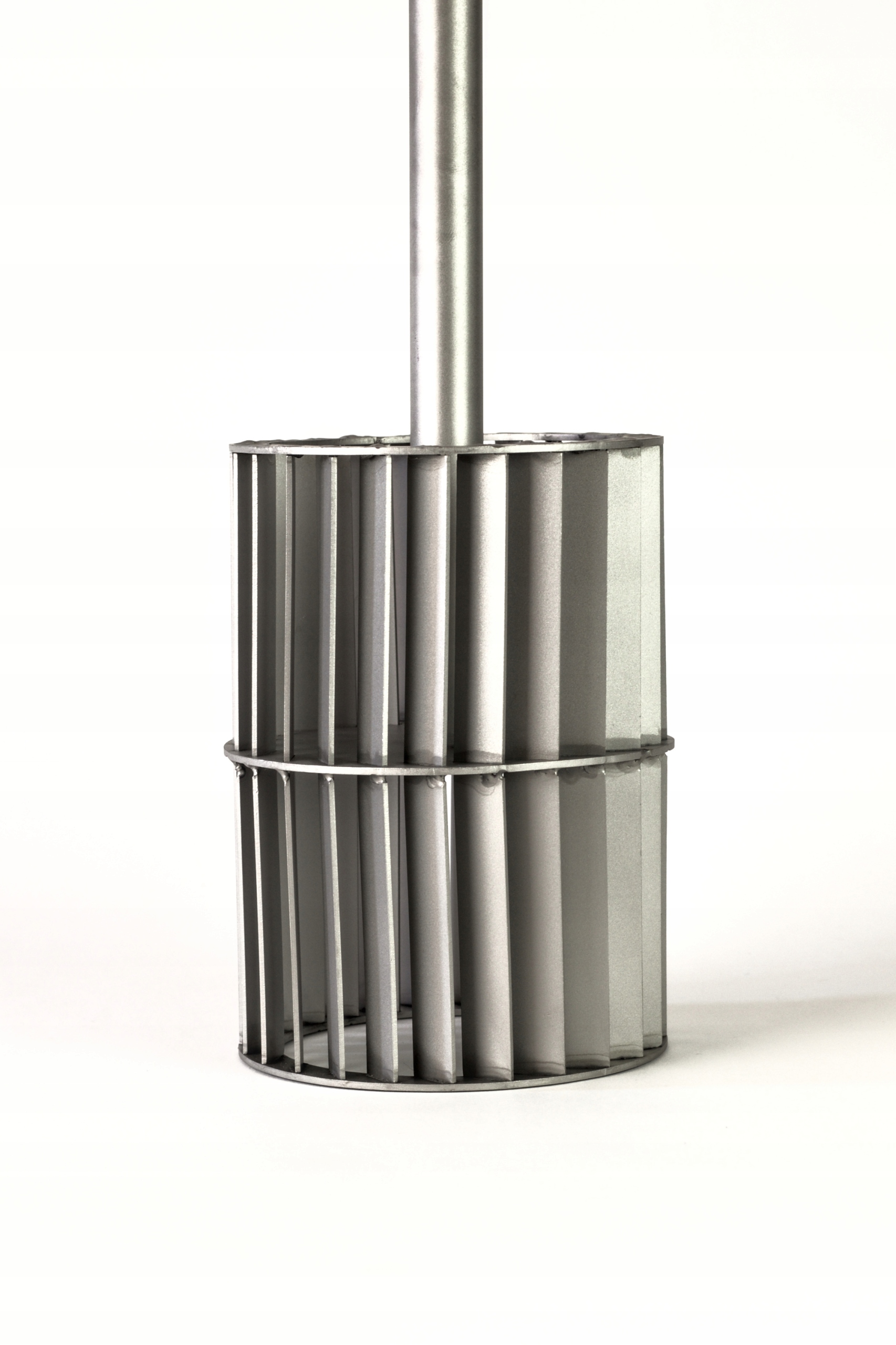 Míchadlo Z Nerezové Oceli Dvoupatrové Plechy Fi 124 MM Gz M14