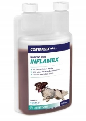 Equine America Canine Inflamex Solution wspiera stawy i mobilność psa 500ml