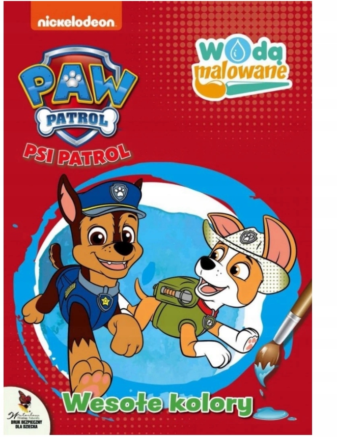

Psi Patrol Wodą Malowane Kolorowanka Wodna