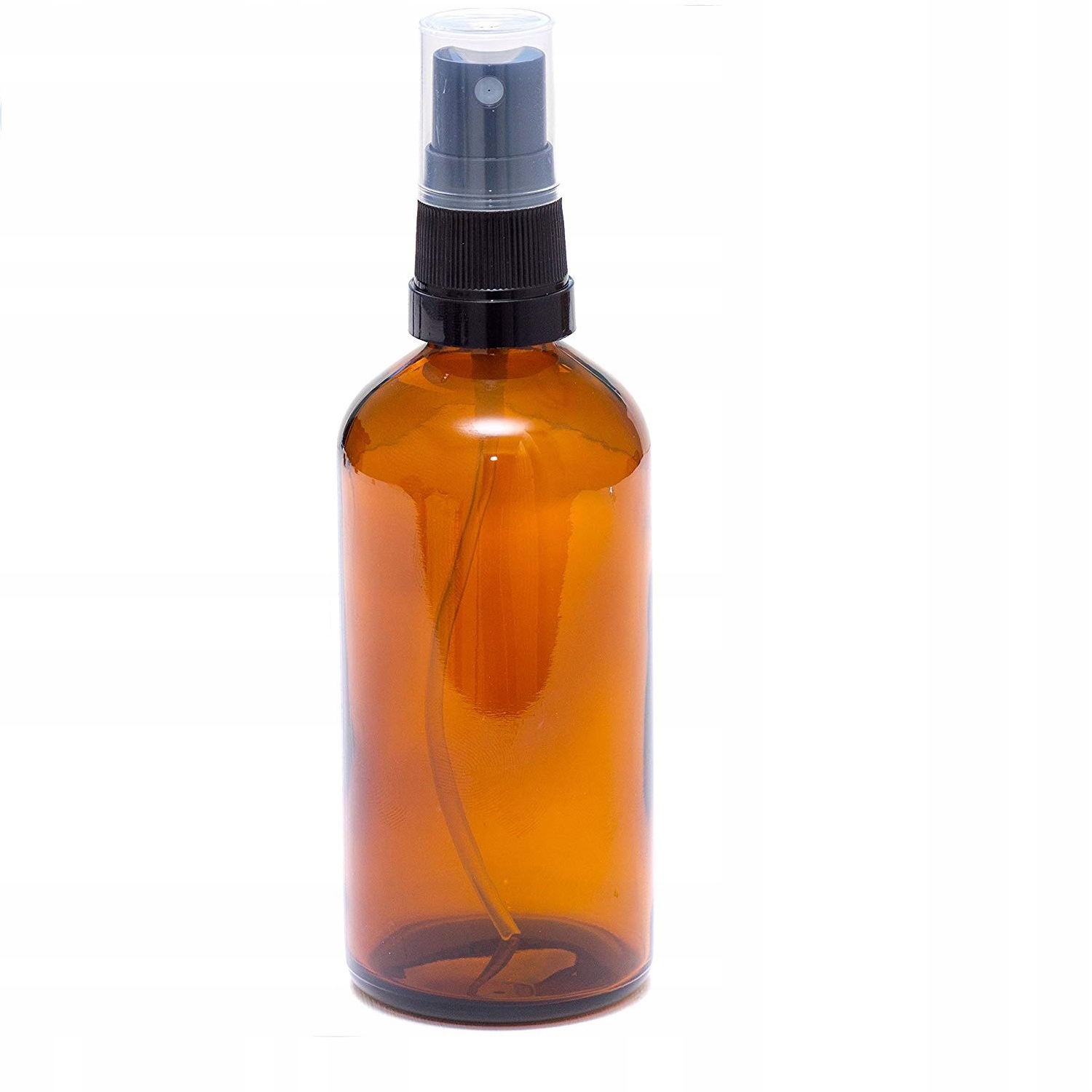 

Butelka Szklana Brąz 100ML Z Atomizerem Czarnym