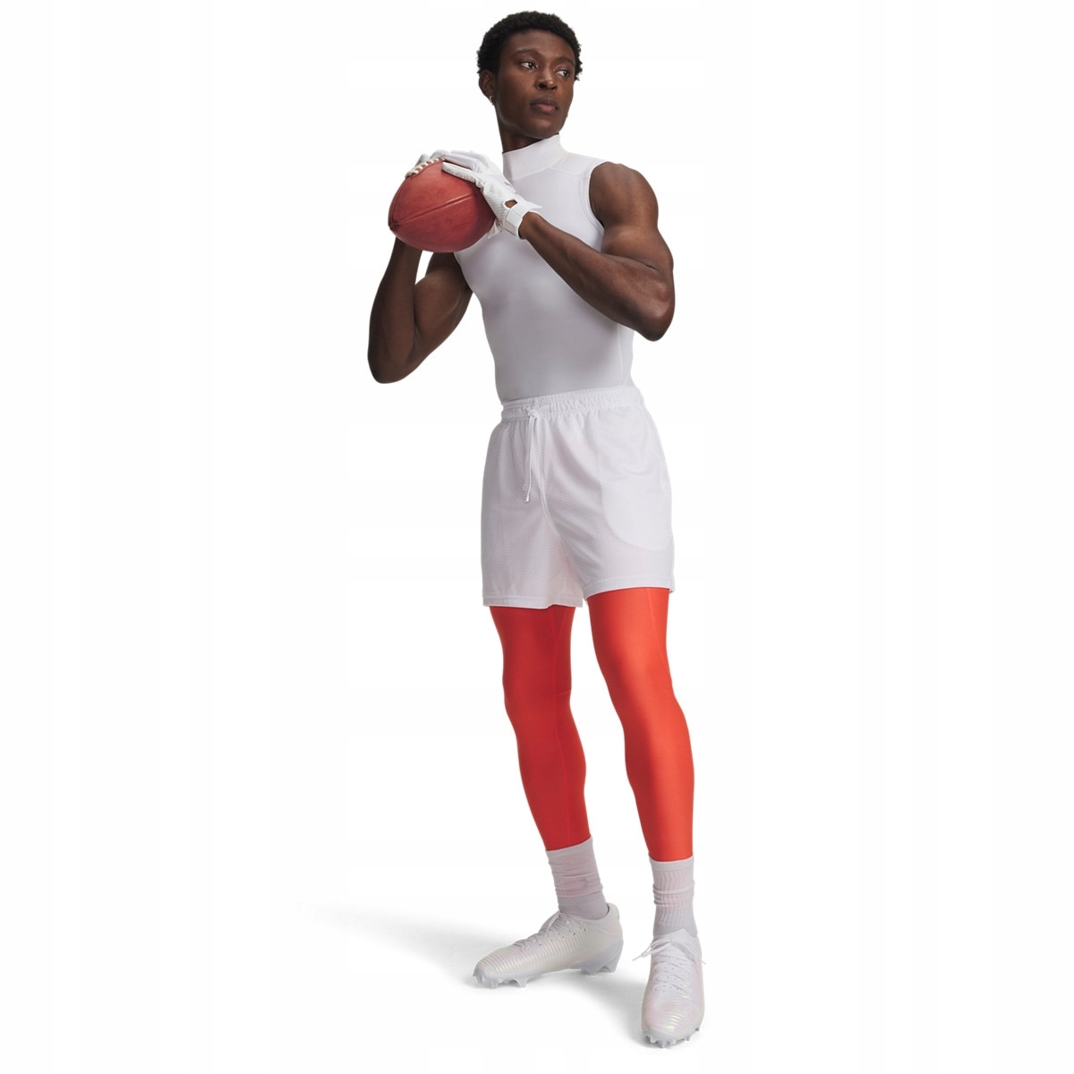 Męskie legginsy treningowe Under Armour Ua Hg Armour Leggings Czerwony XXL