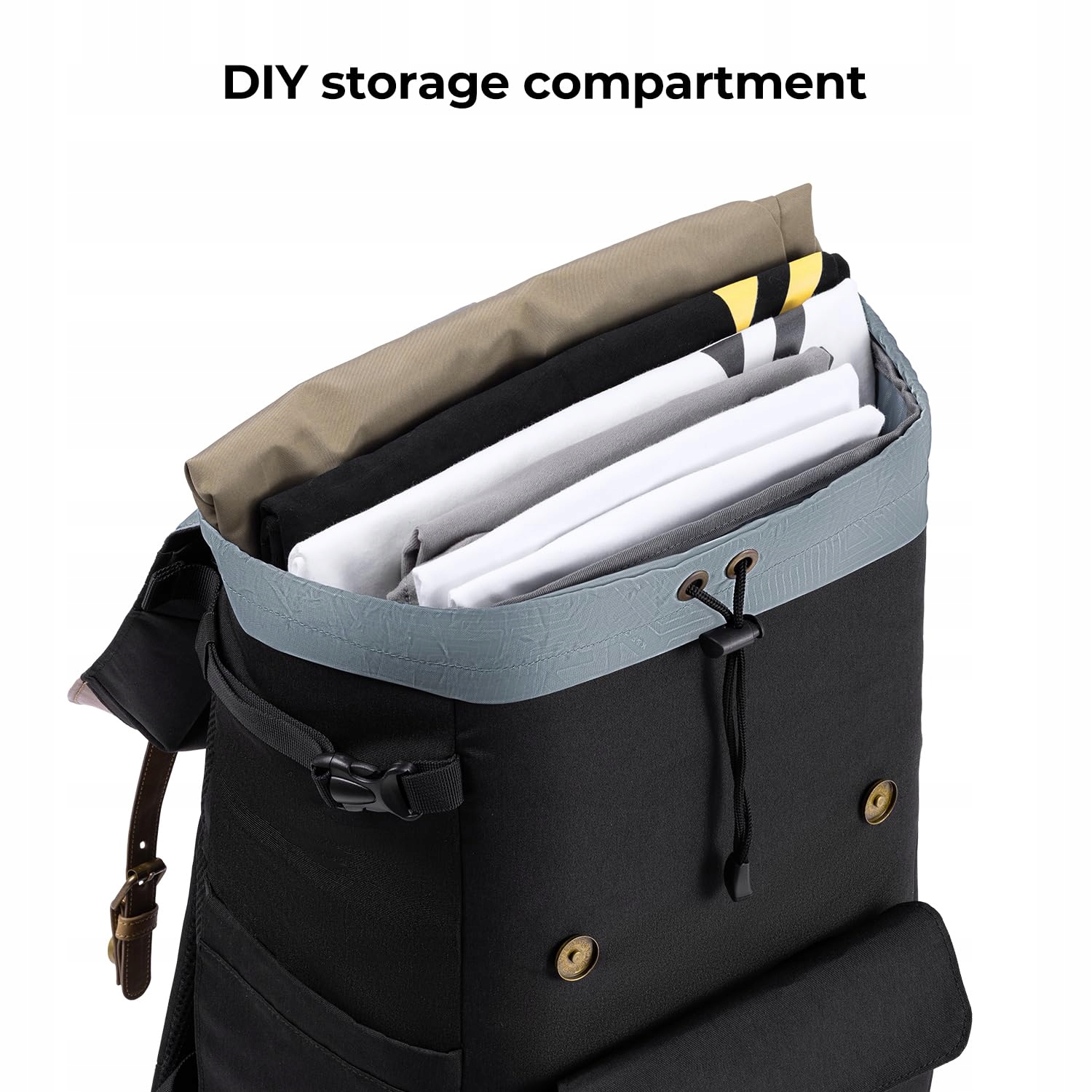 K&F CONCEPT Plecak Na Aparat Rolltop Na Laptop 15 Calowy Dla Lustrzanek — miniatura 5