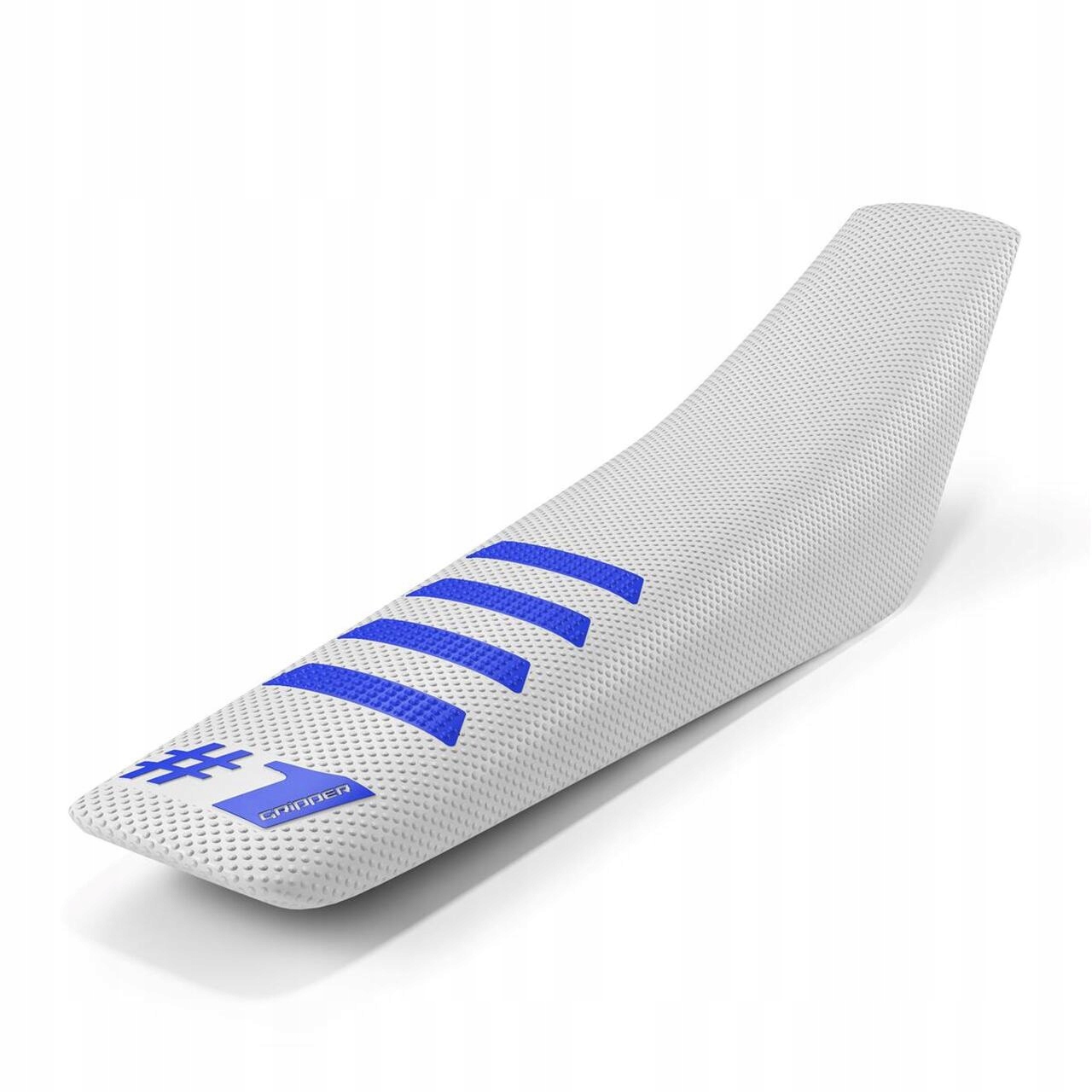 Poťah sedadla OneGripper Ribbed biely/modrý