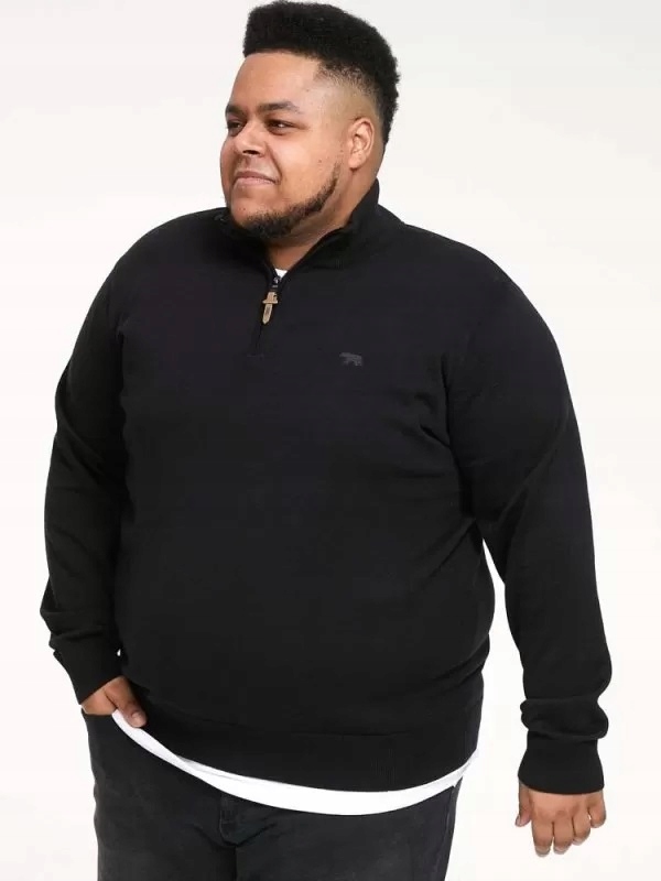 Velký pánský svetr na zip 1/4 GIUSEPPE-D555