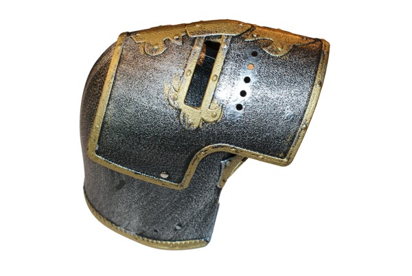 Hełm rycerski garnczkowy z przyłbicą strój rycerza Rodzaj inny