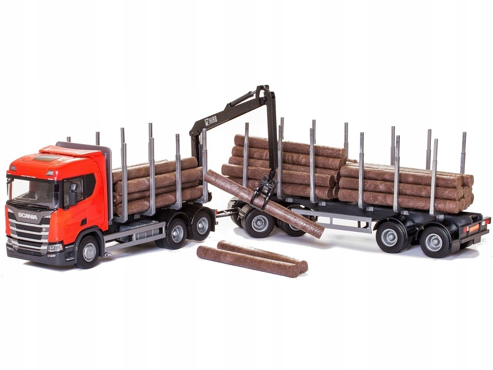 Scania R450 transportér červený Emek 70605