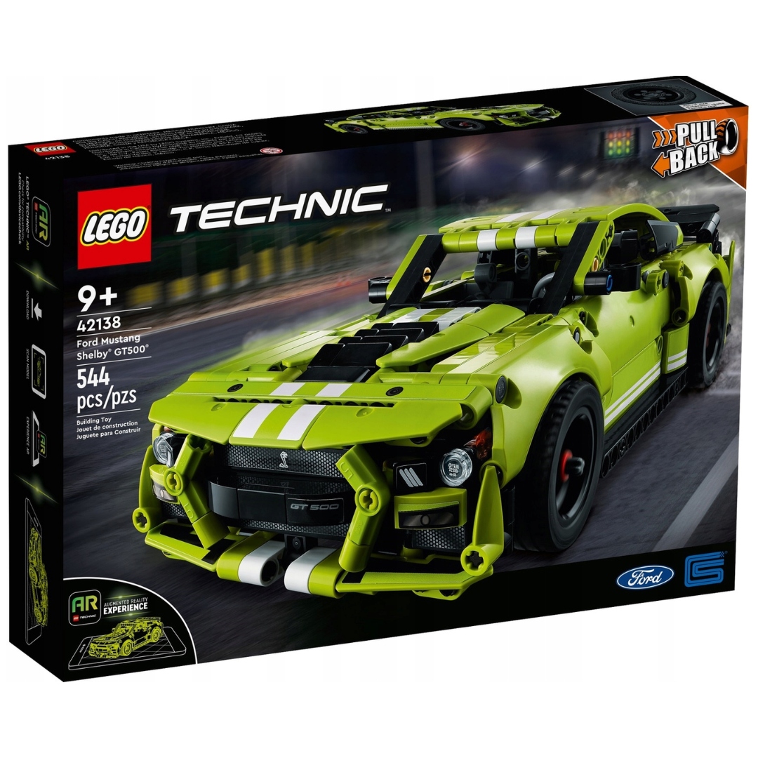 LEGO TECHNIC FORD MUSTANG SHELBY GT500 PULL & BACK Wiek dziecka 9 lat +