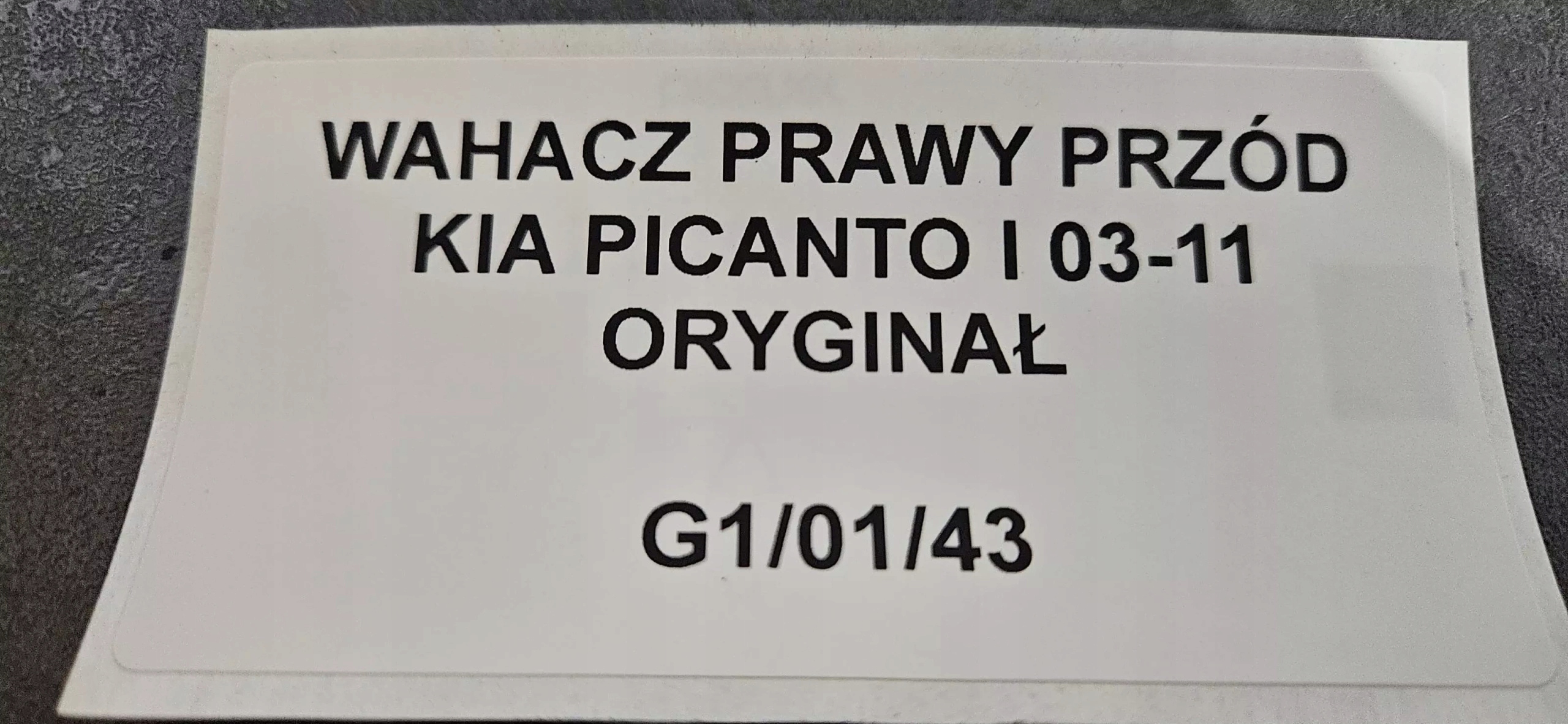 arm right front KIA PICANTO and 2003-11 original