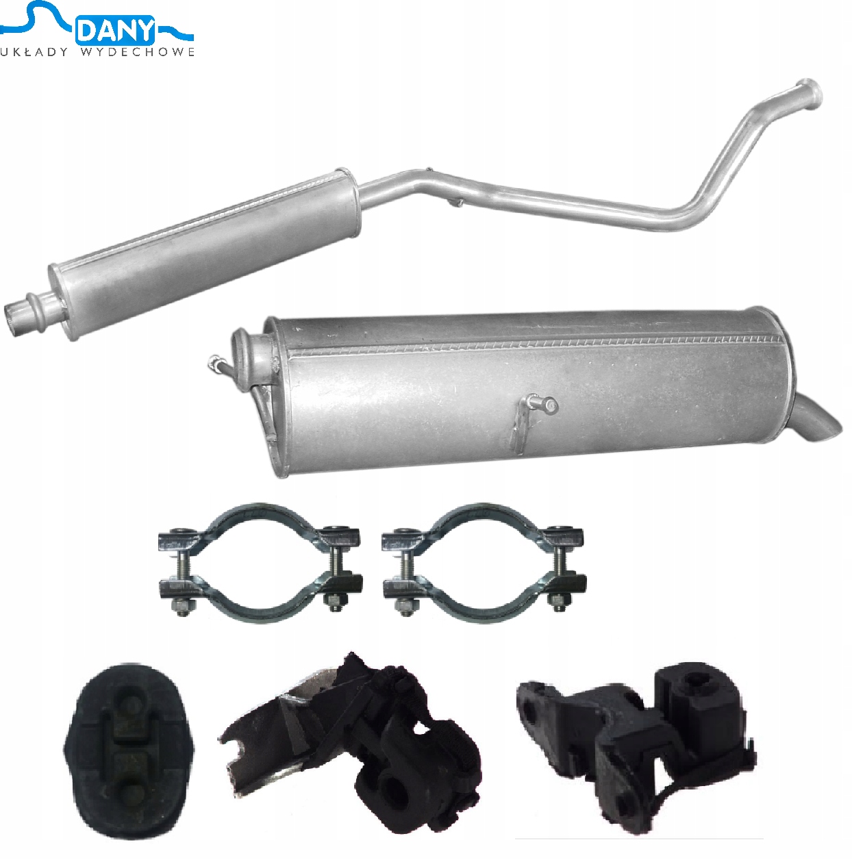 PEUGEOT 307 2.0 16V 2004 - 5/2005 TŁUMIK KOMPLET