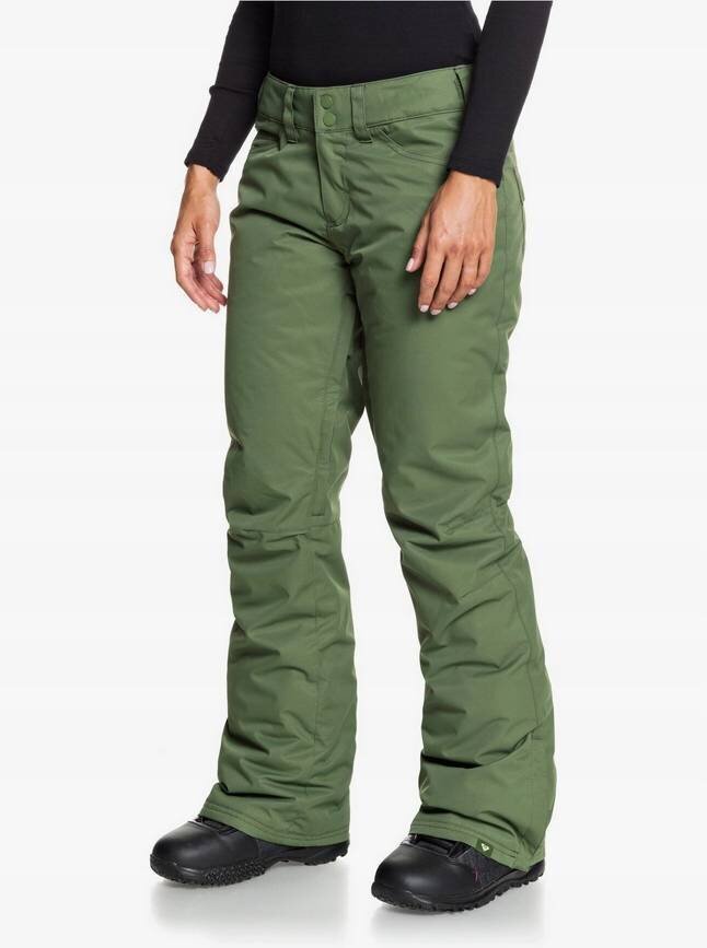 Dámské snowboardové lyžařské kalhoty Roxy Backyard Snow Pant zelené M