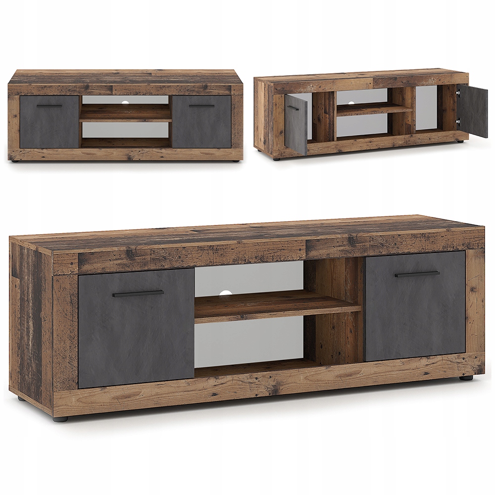 Rtv skříňka pod televizi Komoda Rustikální stolek do obývacího pokoje Blago 140 cm