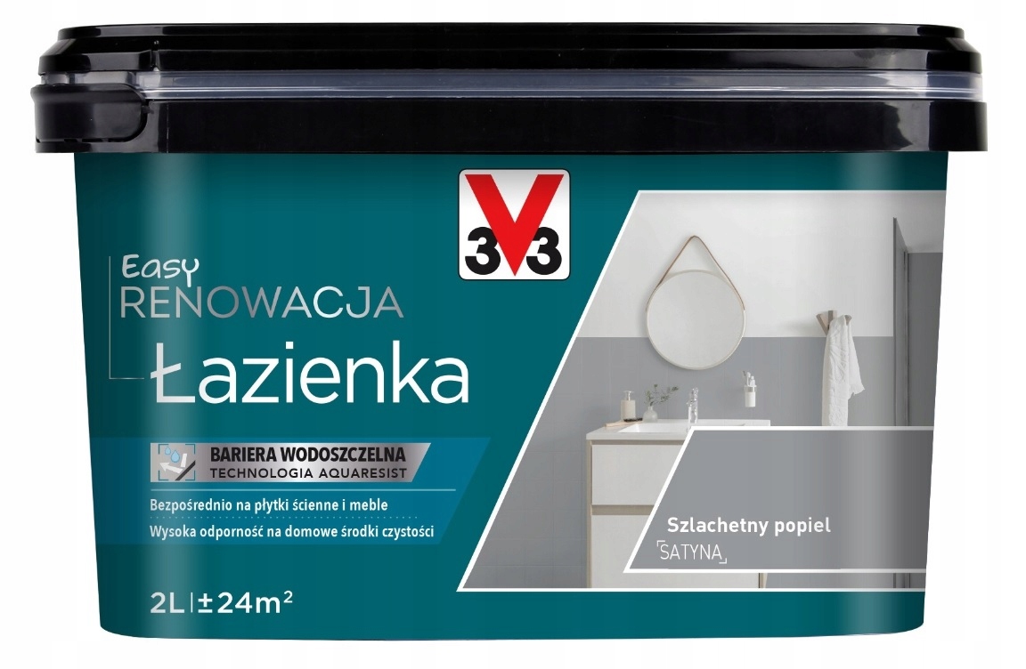 

V33 Easy Renowacja Łazienka 2L Szlachetny Pop 3v3