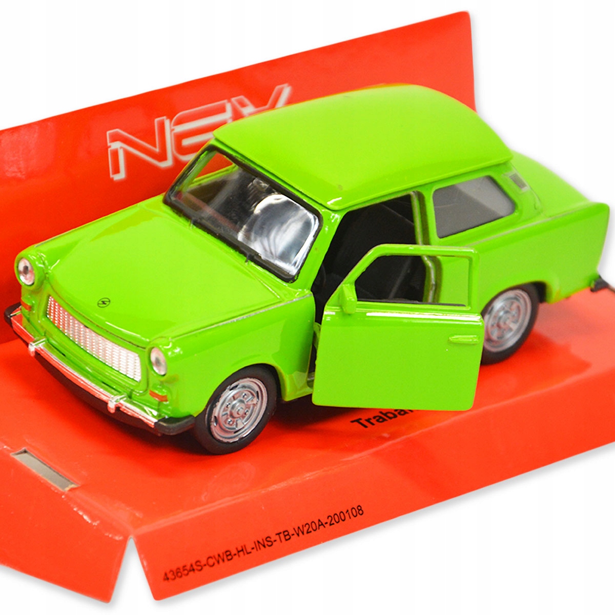 Welly Model 1:34 Auto Trabant 601 Zielony