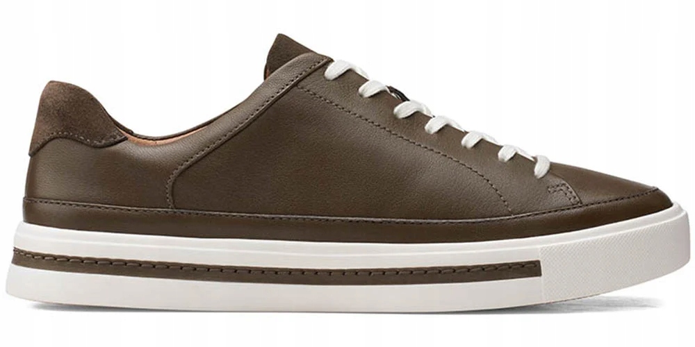 Clarks Dámské polobotky Un Maui Tie velikost 35,5 olivová lícová kůže