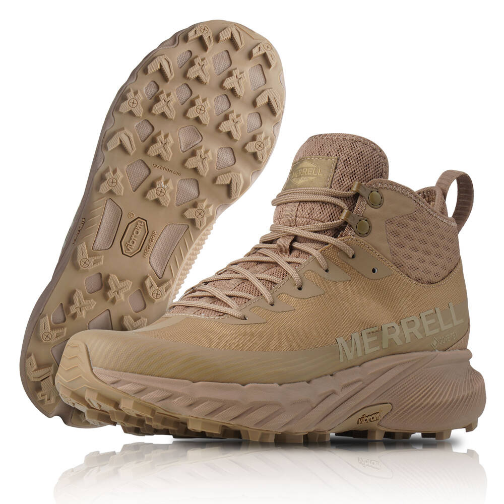 Buty Taktyczne Merrell Agility Peak 5 Mid Gtx wodoodporne Coyote 41,5