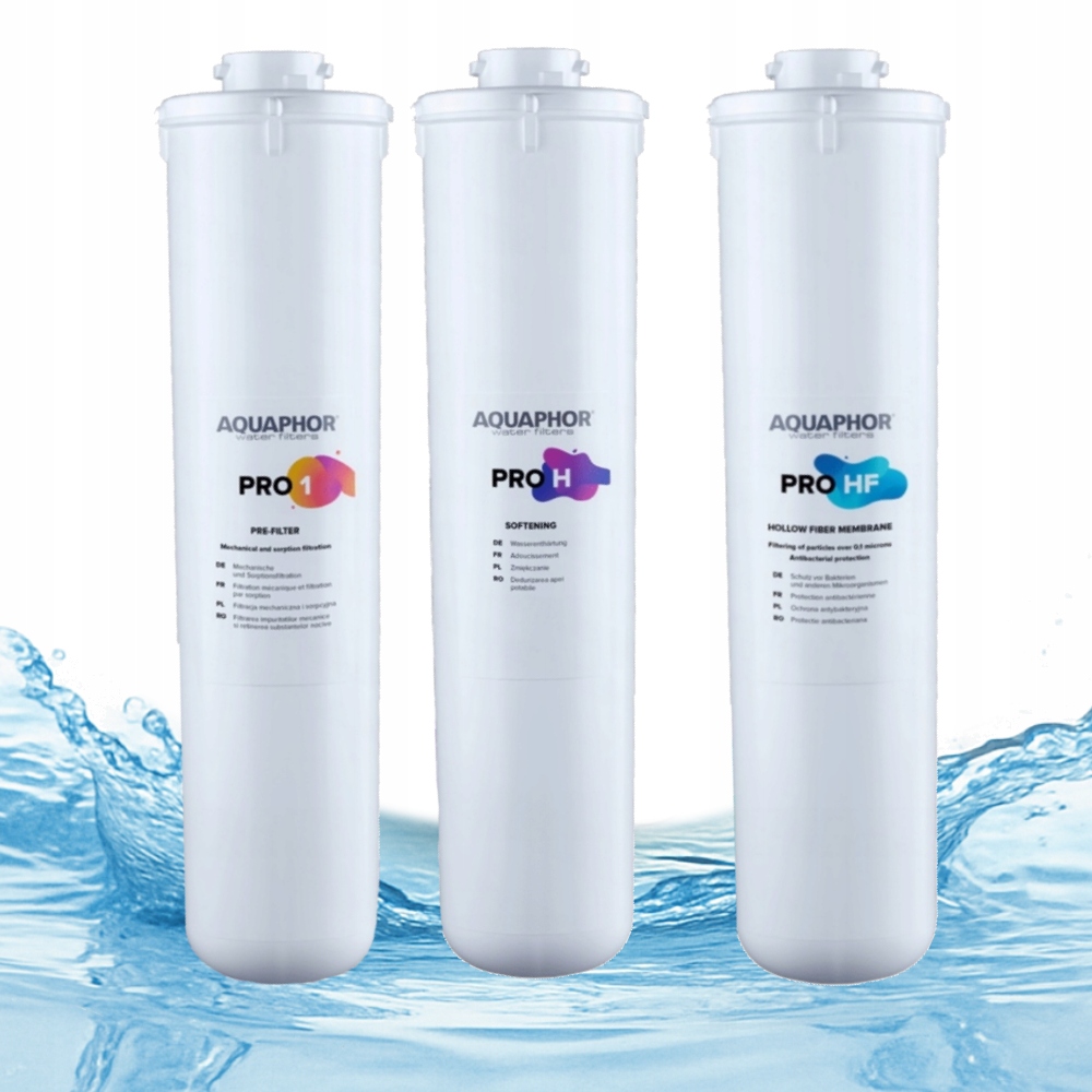 Eco H Pro Aquaphor kompletná sada filtračných vložiek Pro 1, Pro H, Pro Hf
