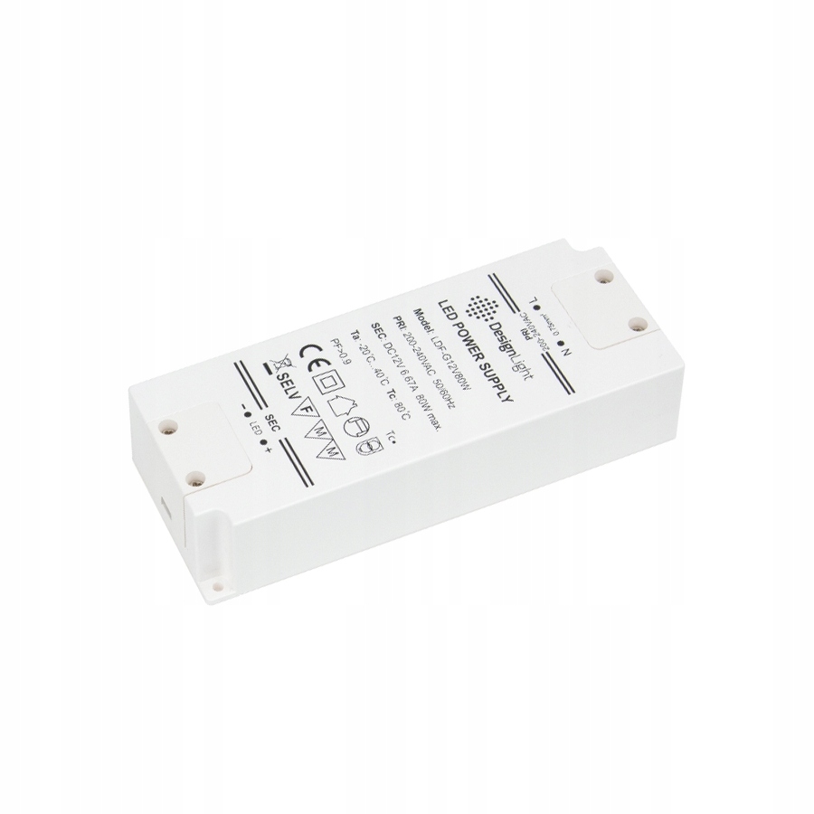 Zasilacz Led 80W 12V Transformator Meblowy Do Taśm Opraw Ledowych
