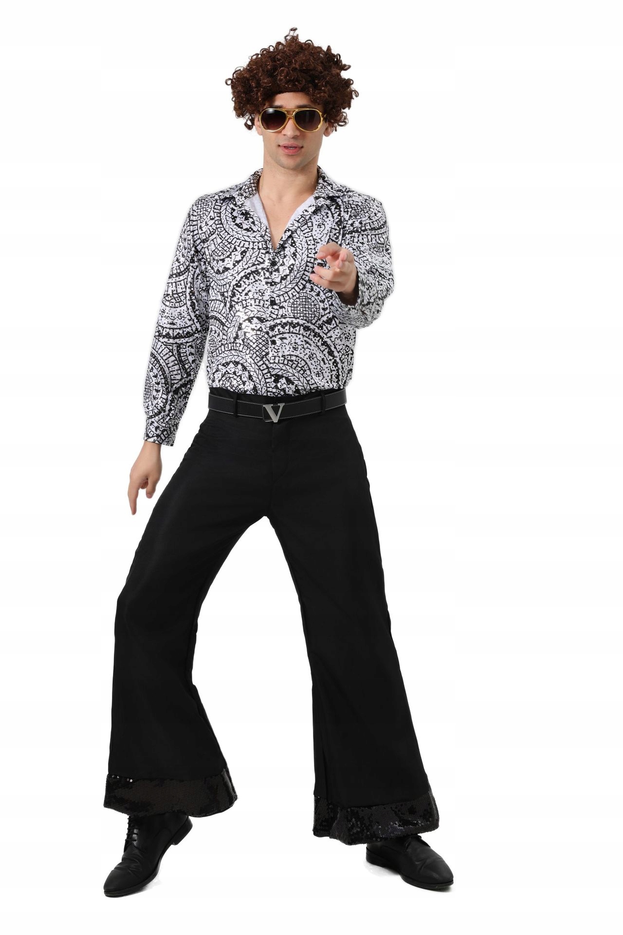 Disco Oblečení Kostým Disco 70. léta 80. léta XL