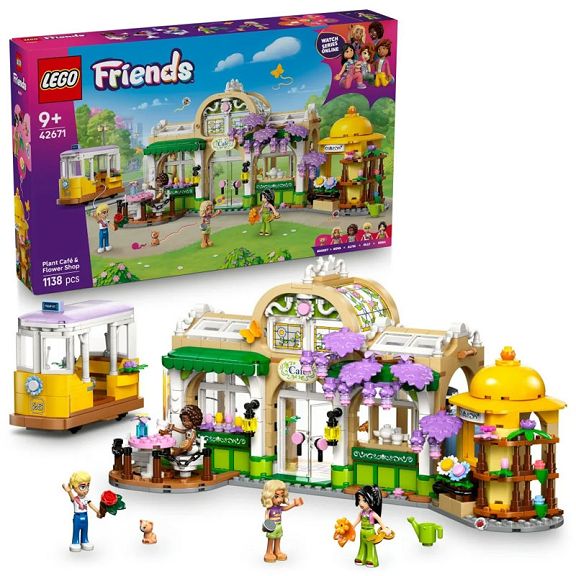 Lego Friends Zelená kavárna a květinářství 42671