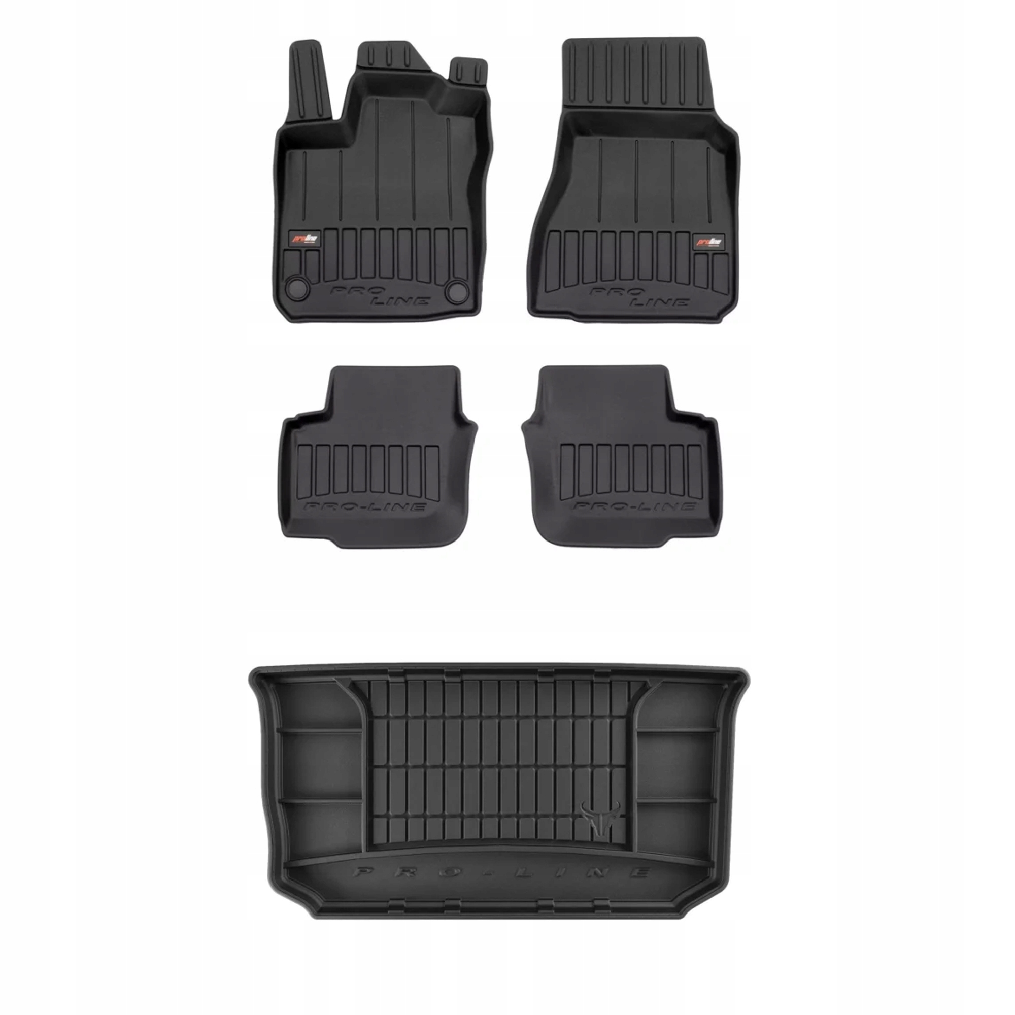 Gumowy zestaw 3D dywaniki i mata Renault Twingo III od 2014