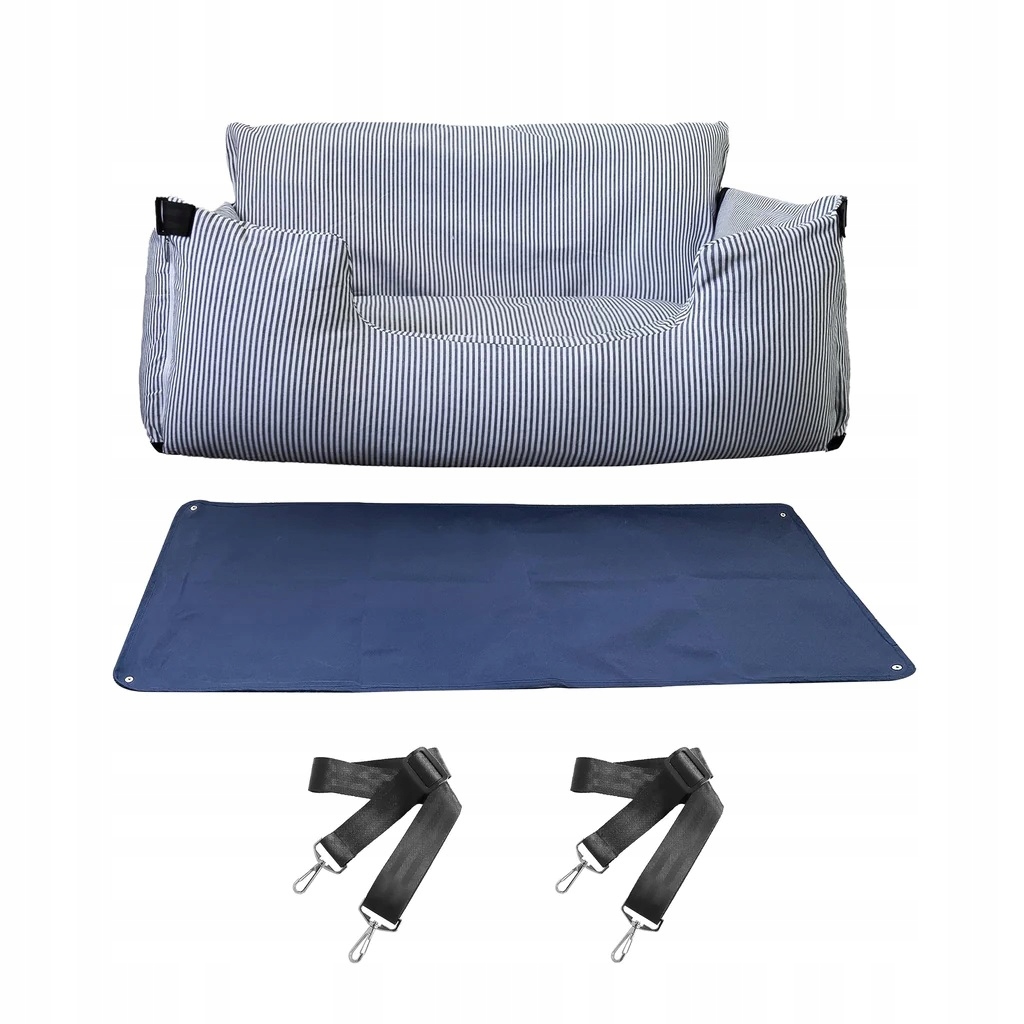 Levně Autosedačka pelíšek kotec do auta 110 x 45 x 55 cm pro psy