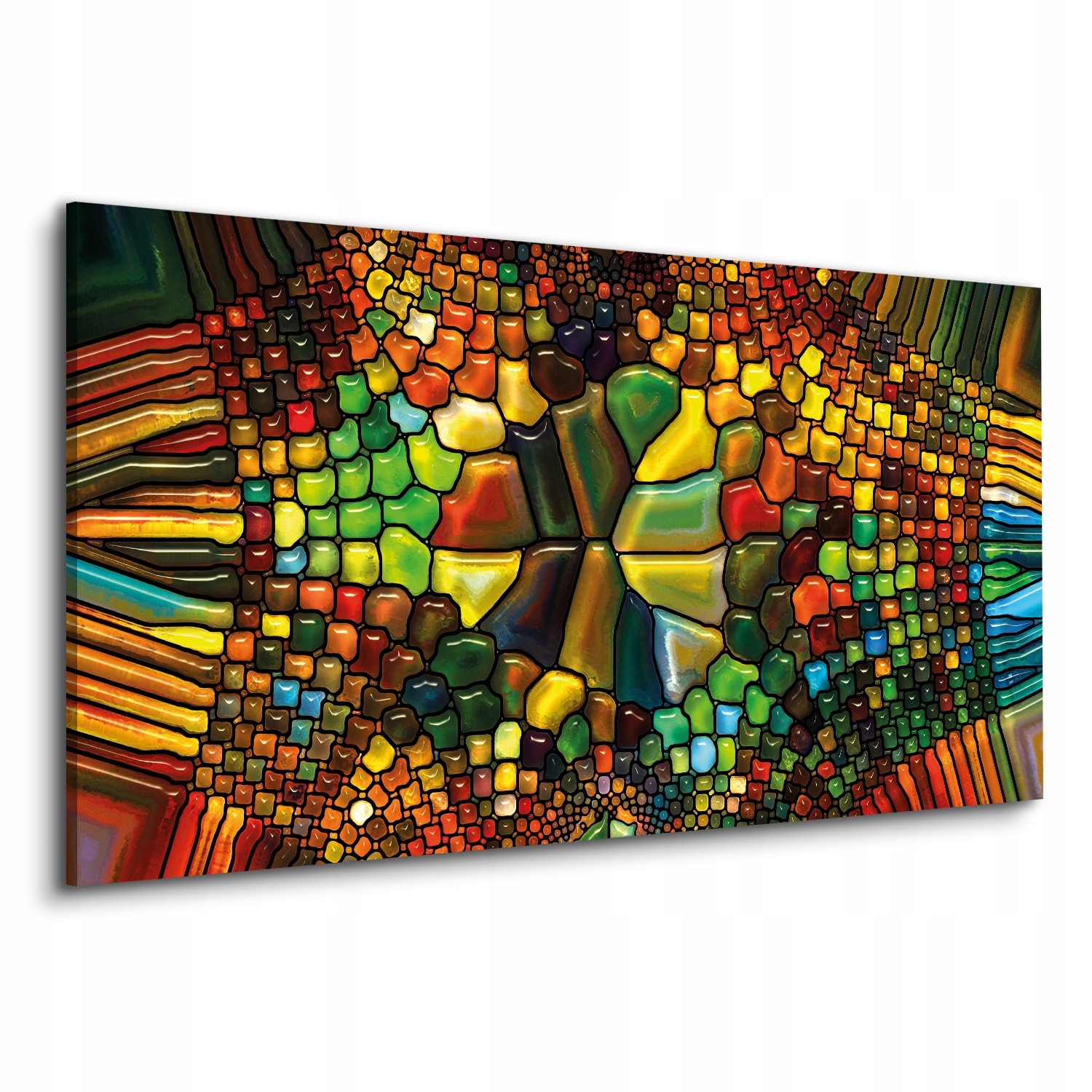 Obraz na plátně do pokoje 120x60 Hvězda vitráž