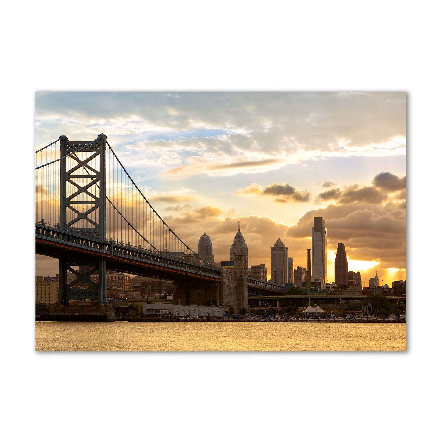 

Foto obraz szkło akryl Most Philadelphia 100x70 cm
