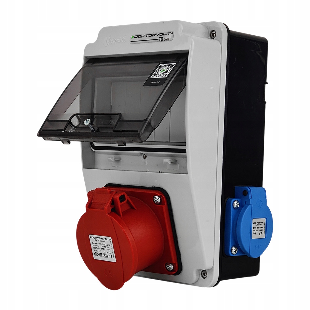 Stavební rozvaděč Xs 32A 2x230V bez ochrany IP44 DV-5091-F