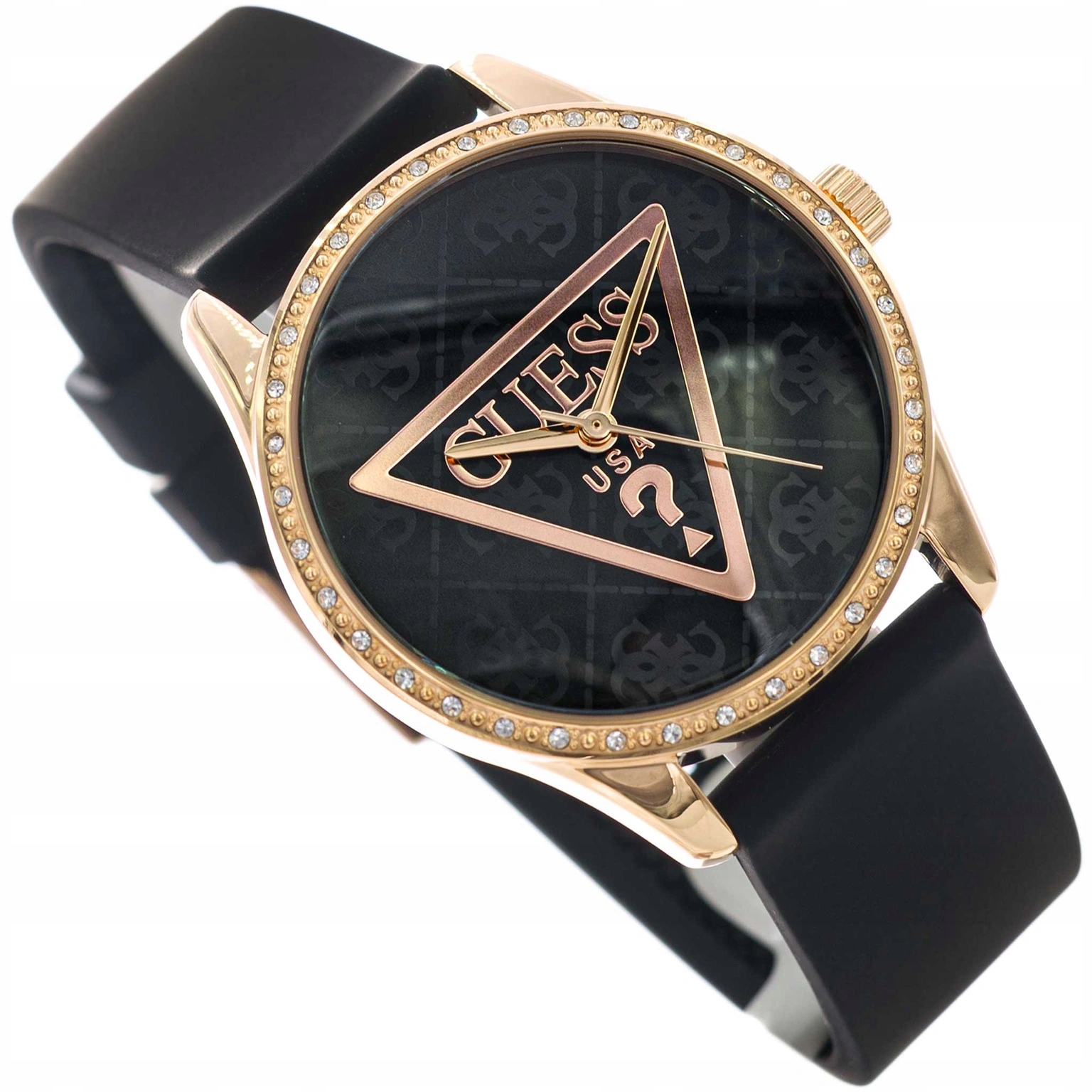 Dámské Hodinky Guess GW0942L3 Roxy Černé Zirkony Originální