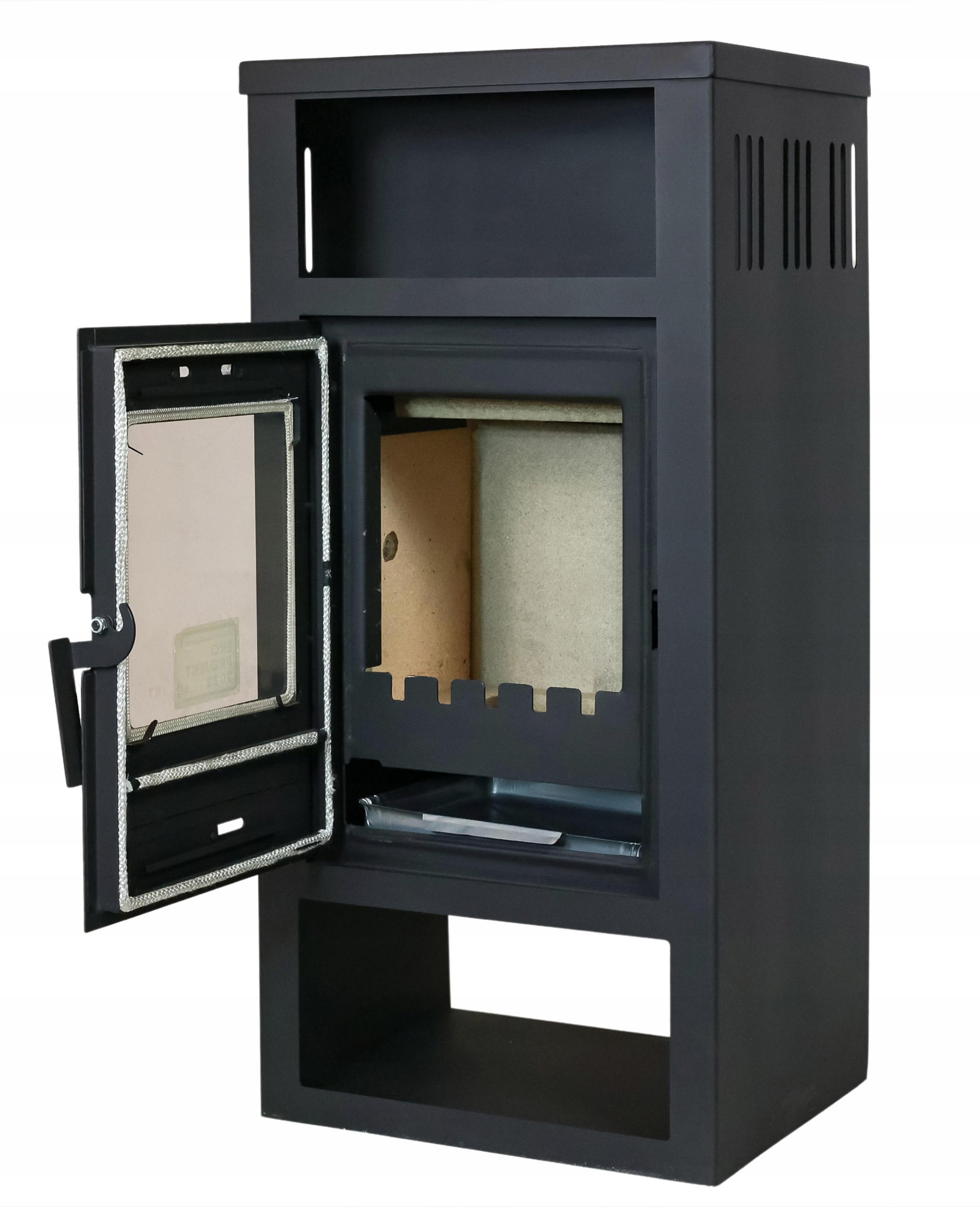 PIEC STALOWY PIECYK KOZA KOMINEK FATRA +ZESTAW RUR FI150 ATEST EKOPROJEKT Marka Hurtex