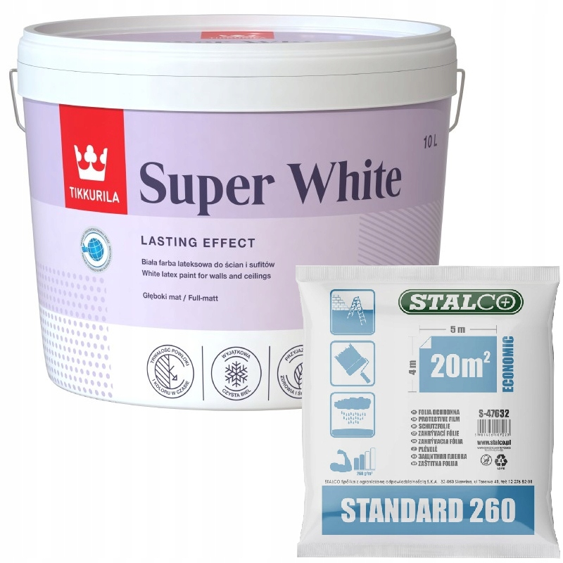 

Tikkurila White Farba Lateksowa 10L Biała