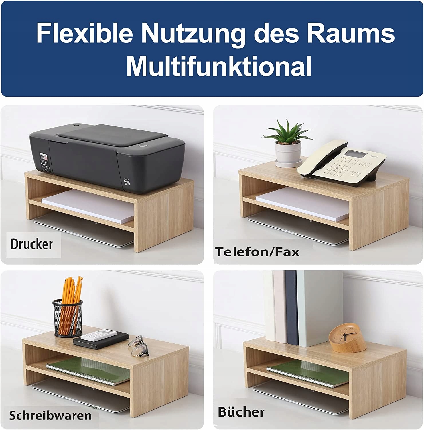 Drewniany stolik pod laptop/monitor FITUEYES Marka inna