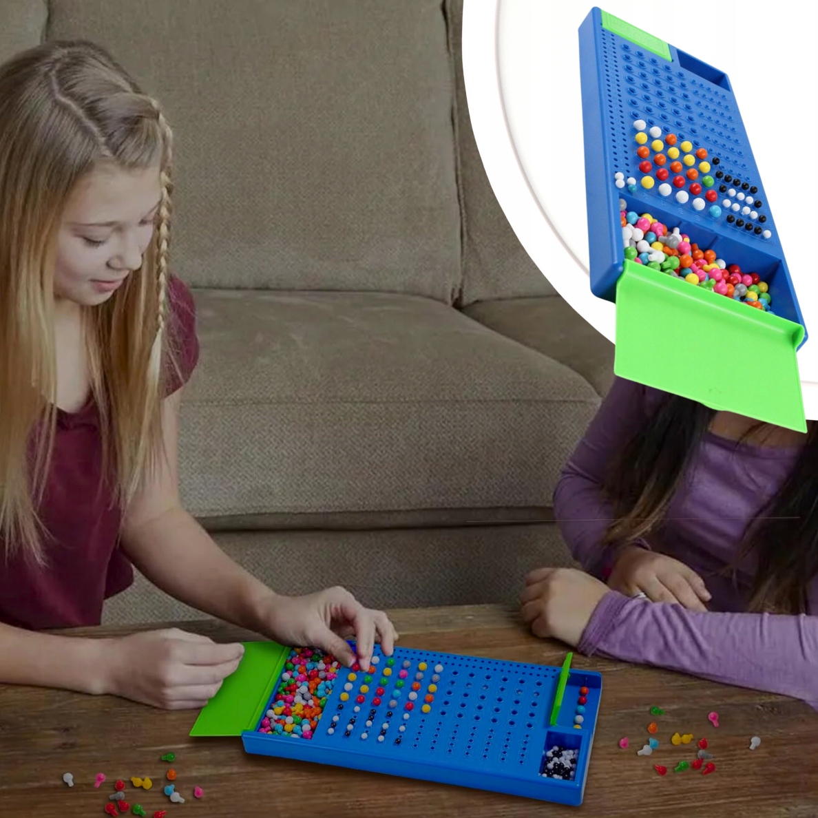 GRA LOGICZNA ŁAMACZ KODÓW ODGADYWANIE HASEŁ KODU PLANSZA KOLOROWA LOGICZNA Kolor dominujący odcienie niebieskiego