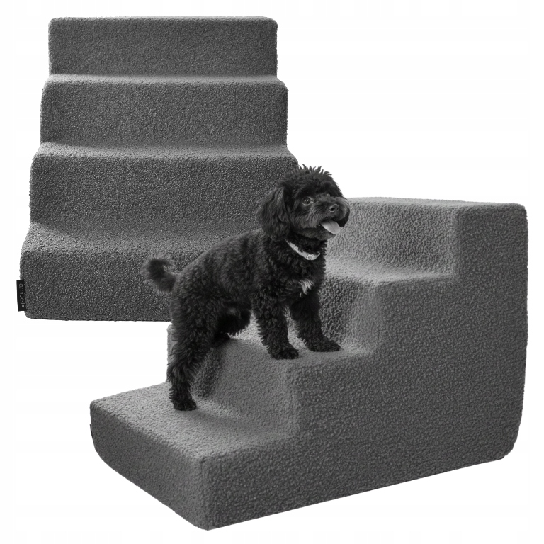 Rampa Schodky pro psa kočku 4 stupně Protiskluzová Plošina 40 cm Schody