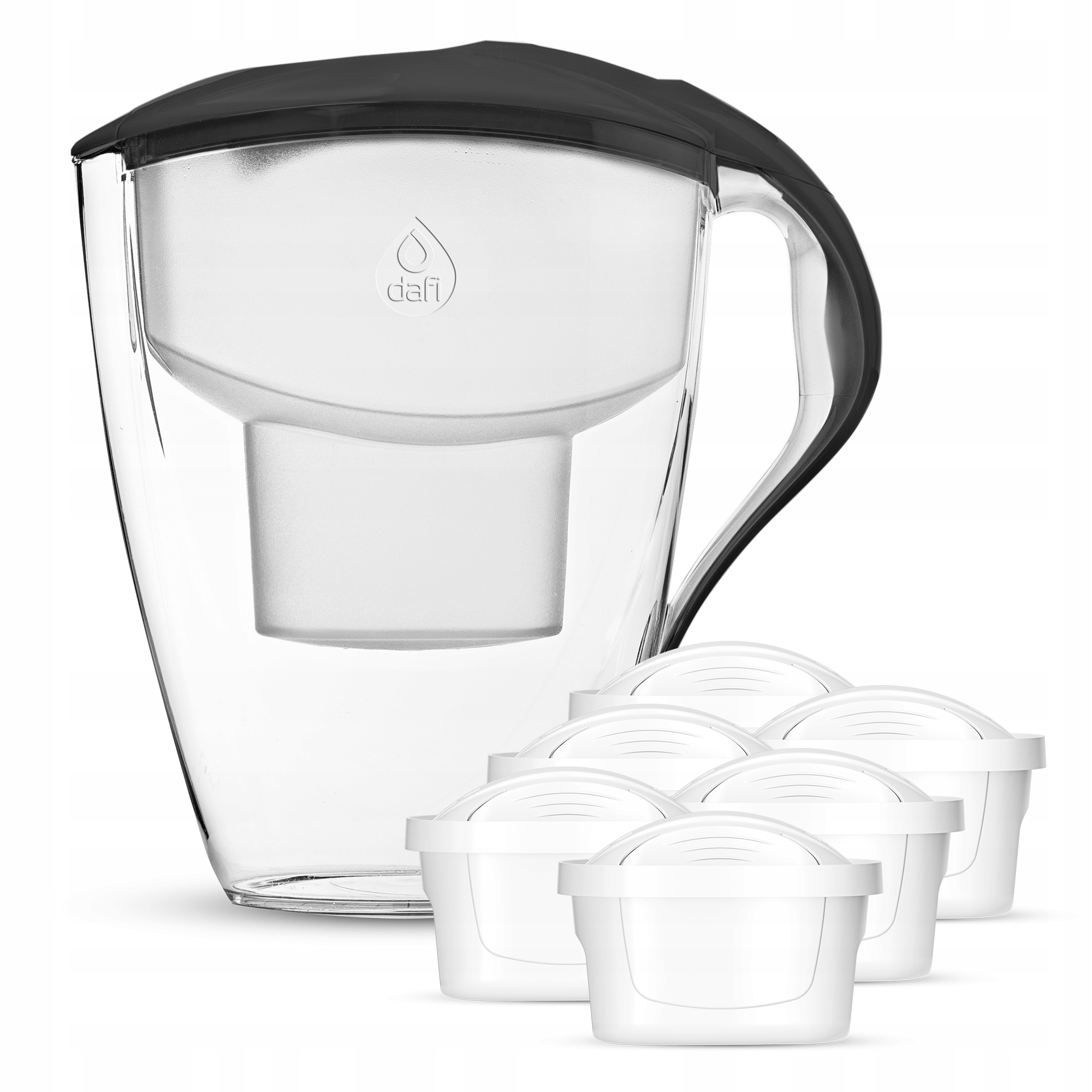 Filtrační konvice Dafi Astra grafitová 3 l kalendářová 6 náplní Unimax