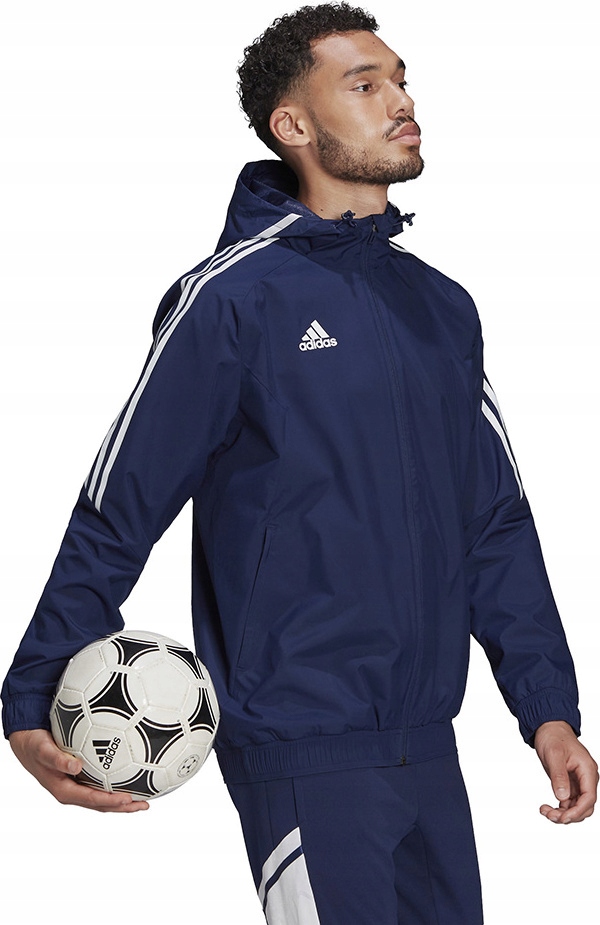 Pánská Bunda Adidas Condivo 22 All-weather Jacket Tmavě Modrá HA6266 vel. S