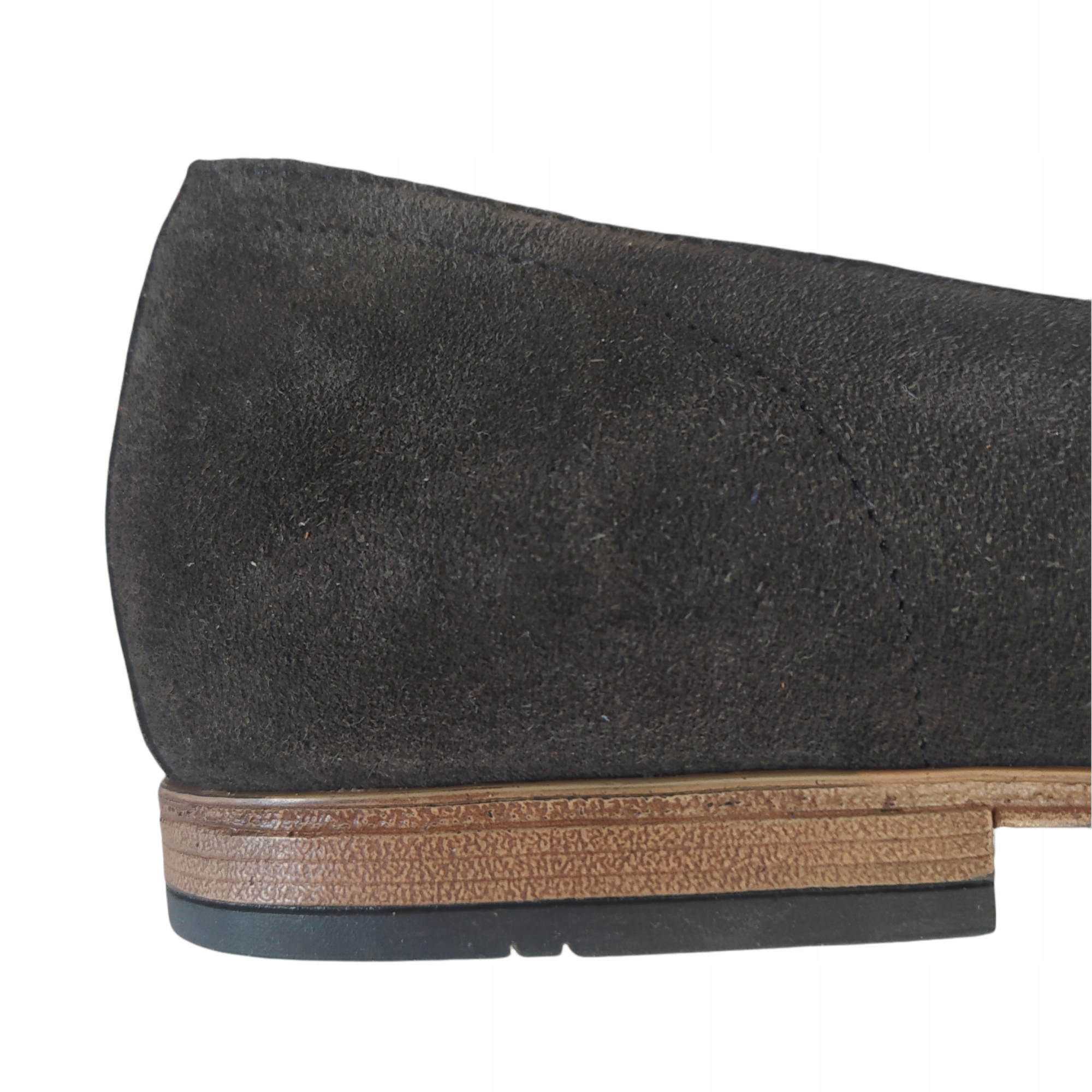 PÓŁBUTY MĘSKIE MOKASYNY ZAMSZ CASUAL AGDA 39 Model 855