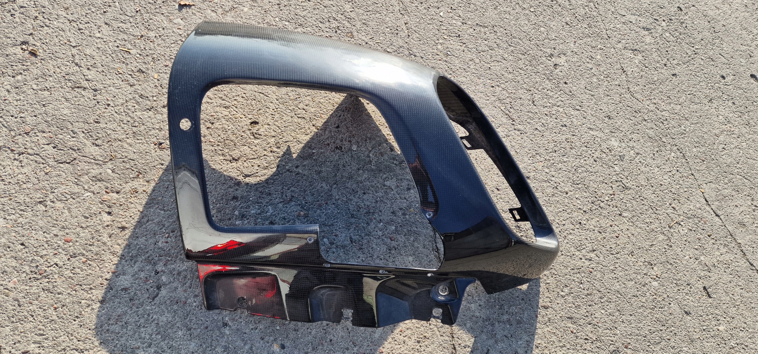 FERRARI 812 SUPERFAST MOULDING BUMPER REAR PART LEFT