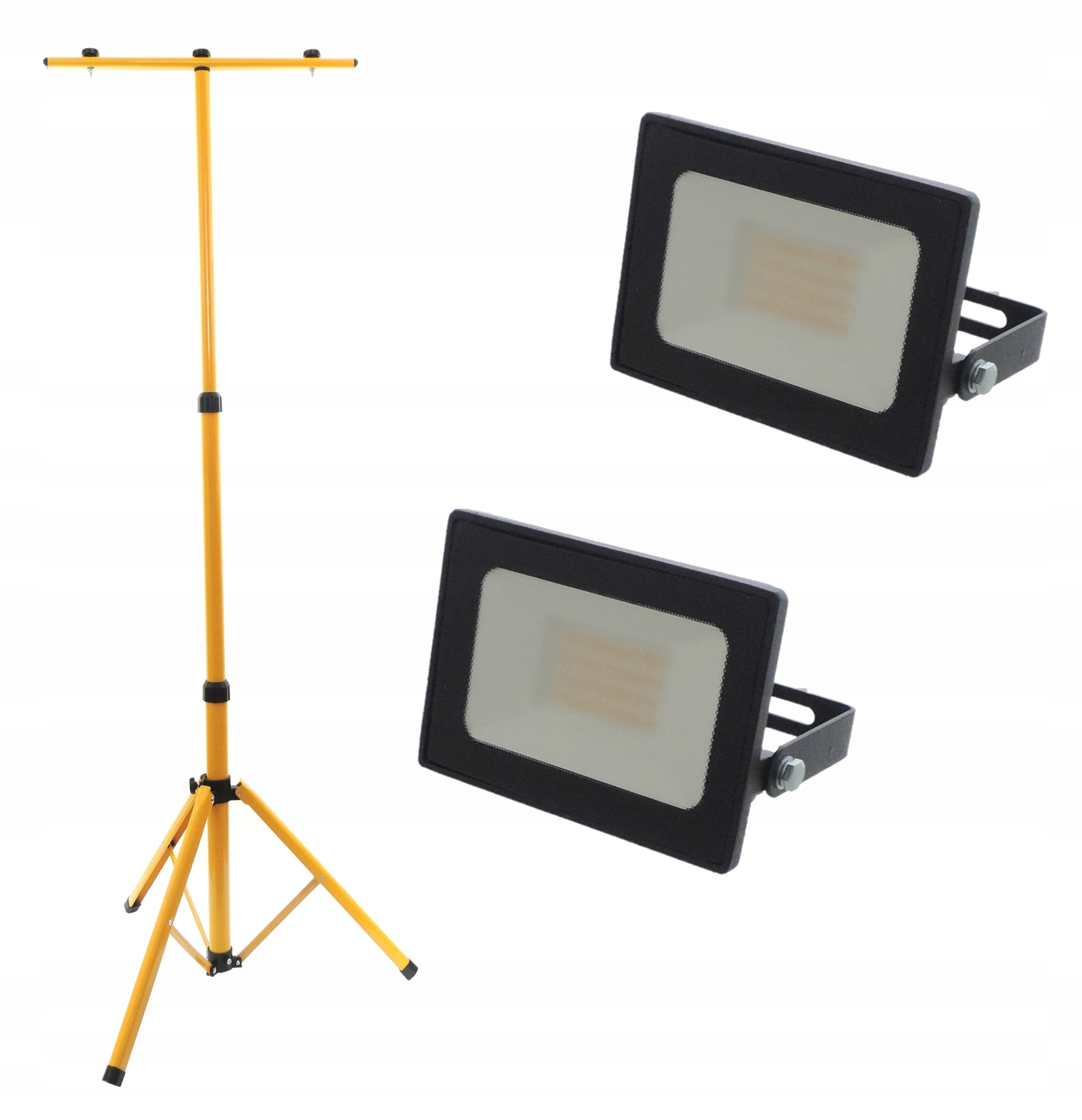 Stativ Stojan Pro Led Svítidla 0,8M-1,5m+ 2xOSVĚTLOVAČ 30W