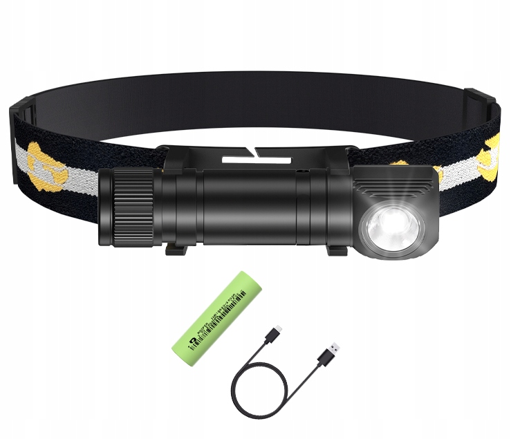 Premium! Latarka Czołowa maXvision H30B Led SST40 Led aku 18650